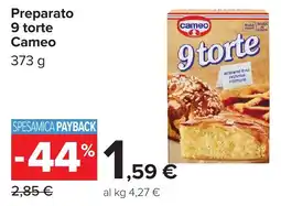 Carrefour Preparato 9 torte Cameo offerta