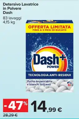 Carrefour Detersivo Lavatrice in Polvere Dash offerta