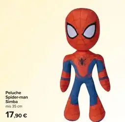 Carrefour Peluche Spider-man Simba offerta