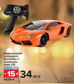 Carrefour Radiocomando Lamborghini Aventador o Centenario offerta