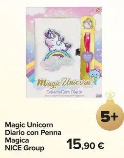 Carrefour Magic Unicorn Diario con Penna Magica offerta