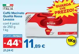 Carrefour Caffè Macinato Qualità Rossa Lavazza offerta