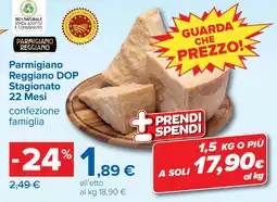 Carrefour Parmigiano Reggiano DOP offerta