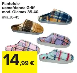 Carrefour Pantofole Griffo offerta