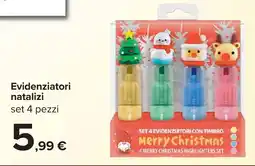 Carrefour Evidenziatori natalizi offerta