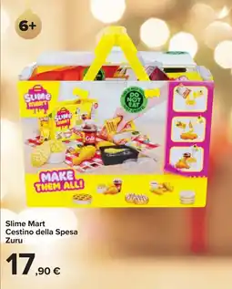 Carrefour Slime Mart Cestino della Spesa Zuru offerta