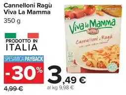 Carrefour Market Cannelloni Ragù Viva La Mamma offerta