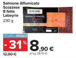 Carrefour Market Salmone Affumicato Scozzese Labeyrie offerta