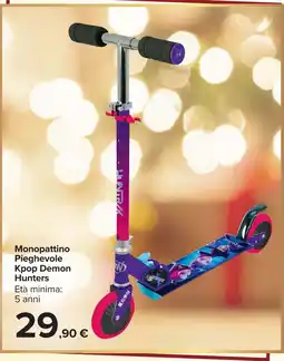 Carrefour Monopattino Pieghevole Kpop Demon Hunters offerta