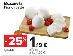 Carrefour Mozzarella Fior di Latte offerta
