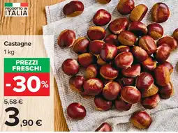 Carrefour Castagne offerta