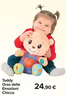 Carrefour Teddy Orso delle Emozioni Chicco offerta