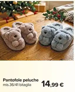 Carrefour Pantofole peluche offerta