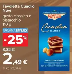 Carrefour Tavoletta Cuadro Novi offerta