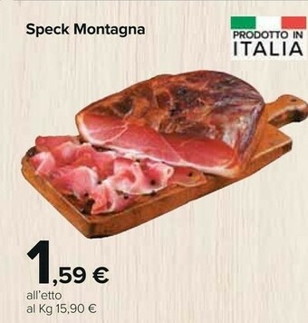 Carrefour Market Speck montagna offerta