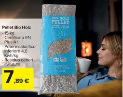 Carrefour Market Pellet Bio Holz offerta
