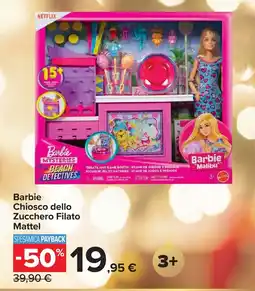 Carrefour Barbie Chiosco dello Zucchero Filato Mattel offerta