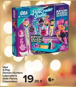 Carrefour Idea K-Pop Demon Hunters Laboratorio delle Penne Clementoni offerta