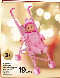 Carrefour PupoBello Bambola con Passeggino offerta