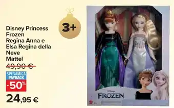 Disney Princess Frozen Regina Anna e Elsa Regina della Neve