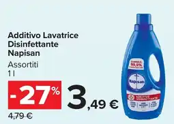 Carrefour Market Additivo Lavatrice Disinfettante Napisan offerta