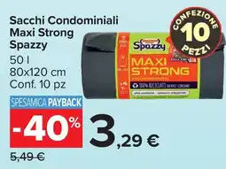 Carrefour Market Sacchi Condominiali Maxi Strong Spazzy offerta