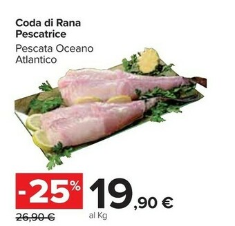 Carrefour Market Coda di rana pescatrice offerta