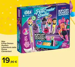 Carrefour Idea K-Pop Demon Hunters Laboratorio delle Penne Clementoni offerta