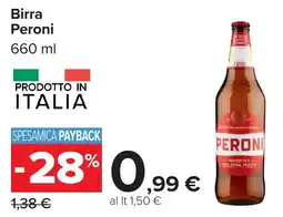 Carrefour Birra Peroni offerta