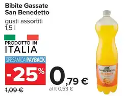 Carrefour Bibite Gassate San Benedetto offerta