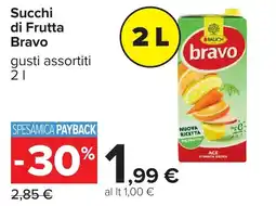 Carrefour Succhi di Frutta Bravo offerta