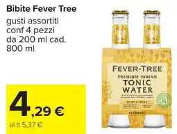 Carrefour Bibite Fever Tree offerta