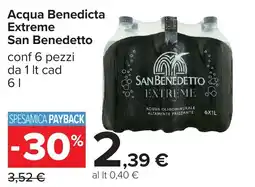 Carrefour Acqua Benedicta Extreme San Benedetto offerta