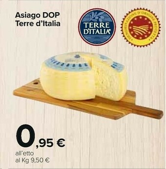Carrefour Market Asiago dop offerta