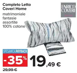 Carrefour Completo Letto Coveri Home offerta
