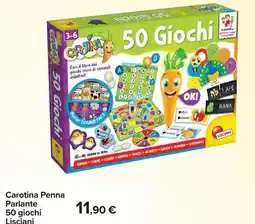 Carrefour Carotina Penna Parlante 50 giochi Lisciani offerta