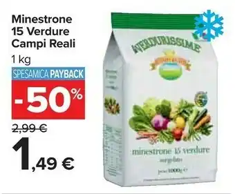 Carrefour Market Minestrone 15 verdure offerta