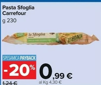 Carrefour Market Carrefour pasta sfoglia offerta