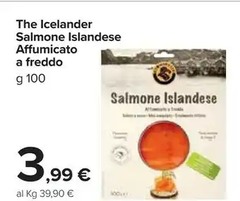 Carrefour Market The icelander - salmone norvegese affumicato a caldo al naturale offerta