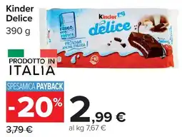 Carrefour Market Kinder Delice offerta
