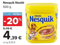 Carrefour Market Nesquik Nestlé offerta