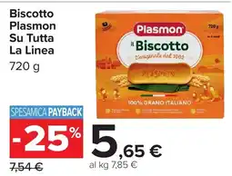 Carrefour Market Biscotto Plasmon offerta