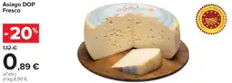 Carrefour Market Asiago DOP Fresco offerta