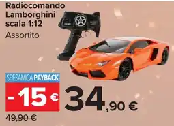 Carrefour Market Radiocomando Lamborghini scala 1:12 offerta