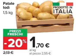 Carrefour Market Patate Iodi offerta