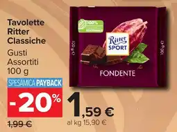 Carrefour Market Tavolette Ritter Classiche offerta