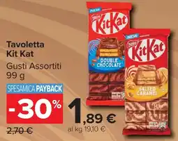 Carrefour Market Tavoletta Kit Kat offerta