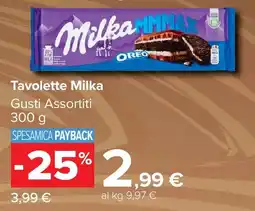 Carrefour Market Tavolette Milka Gusti Assortiti offerta