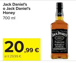 Carrefour Market Jack Daniel's o Jack Daniel's Honey offerta