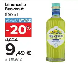 Carrefour Market Limoncello Benvenuti offerta